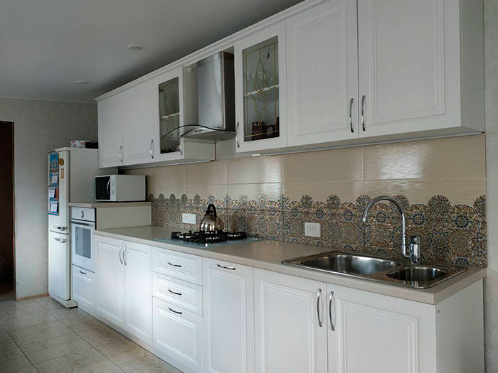 Кухня МДФ яблоко глянец