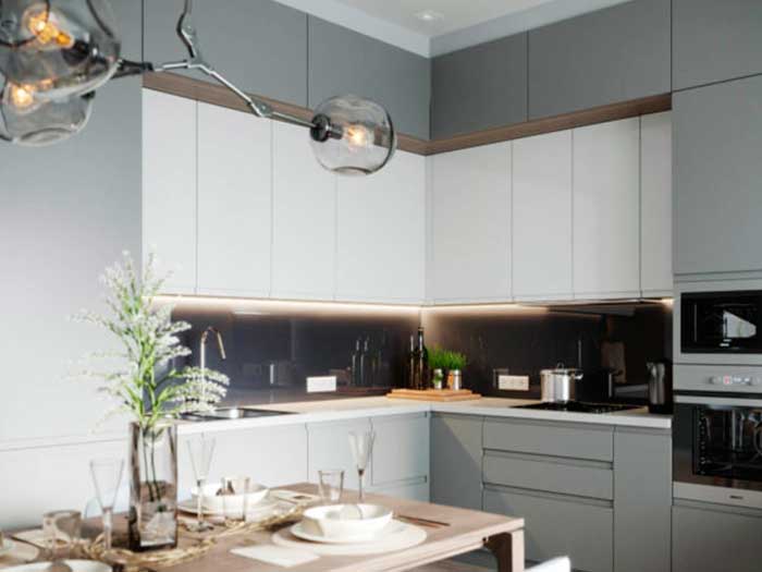 дизайн кухни с островом