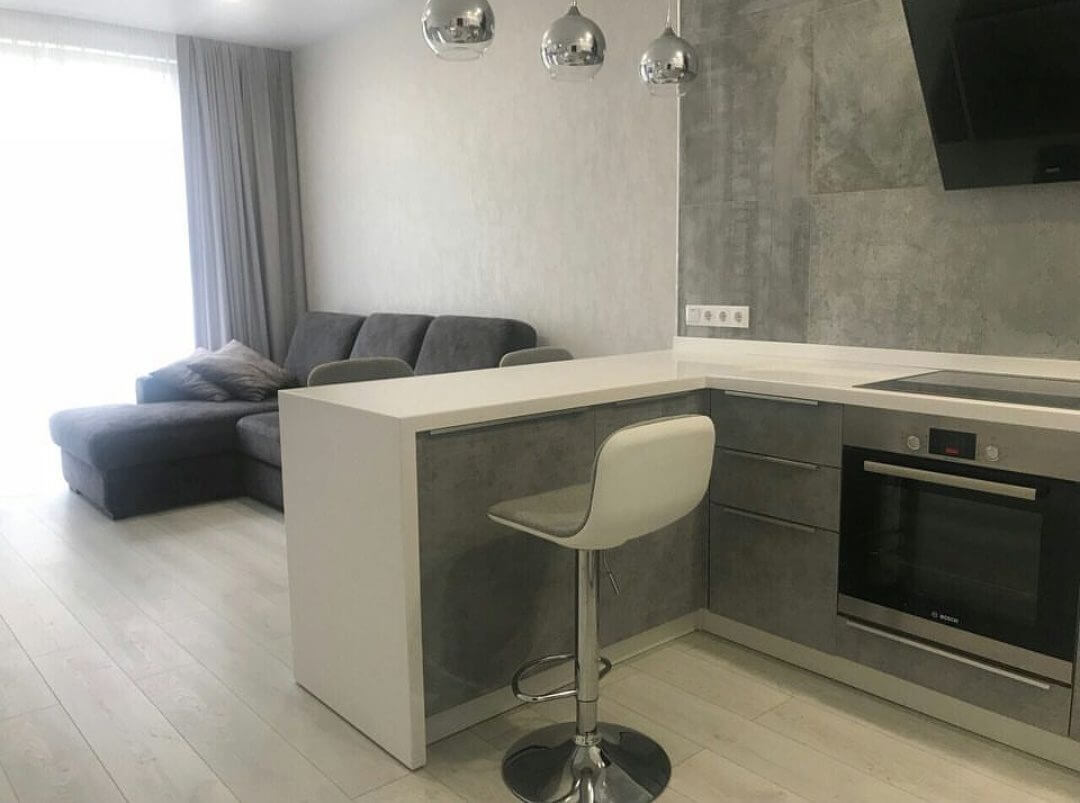 угловая кужня фото