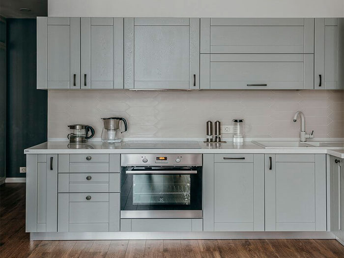 нестандартная угловая кухня